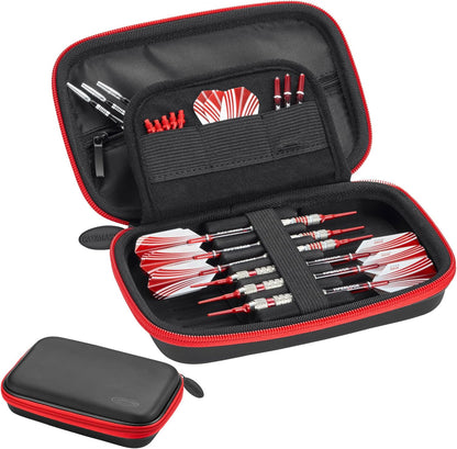 Sentinel Dart Case with Zipper - Holds 6 Darts - Tactech Foam Protection Red