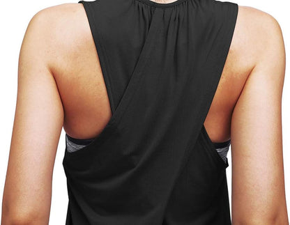 Workout Tops for Women Yoga Shirts Athletic Tank Gym Clothes