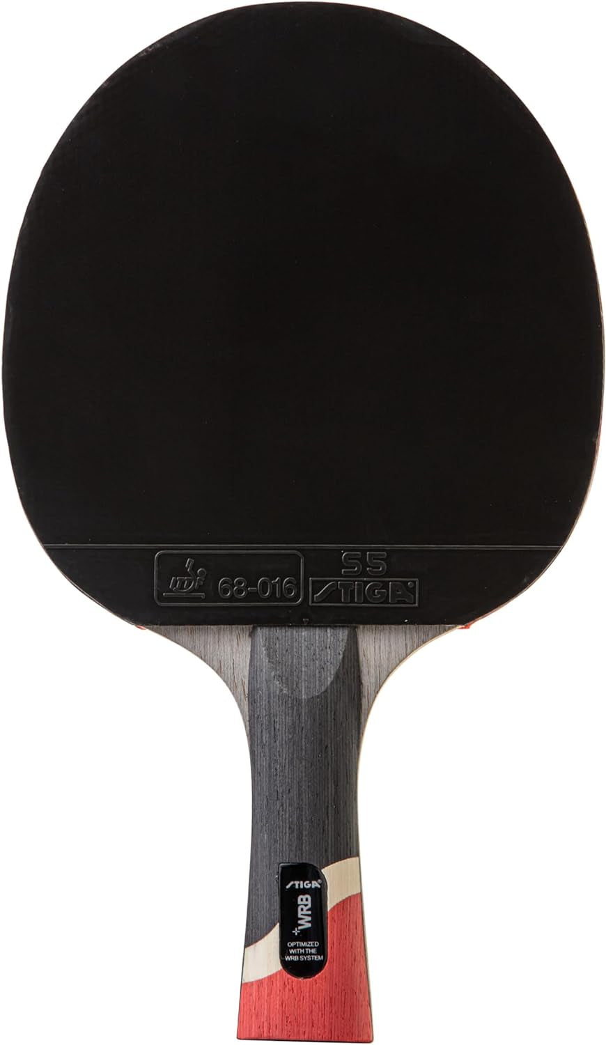 STIGA Pro Carbon + Raptor Performance-Level Table Tennis Rackets with Carbon Technology for Tournament Play - 7-Ply Blade with Flared Handles - 2Mm Sponge for Enhanced Control and Speed