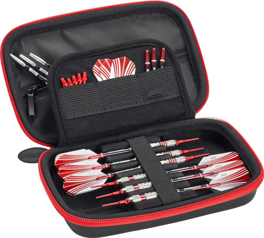 Sentinel Dart Case with Zipper - Holds 6 Darts - Tactech Foam Protection Red
