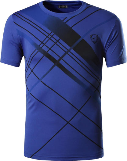 Youth Quick Dry Wicking Active Athletic Short Sleeve Performance T-Shirt Big Boys & Girls Tennis Golf Shirts LBS701